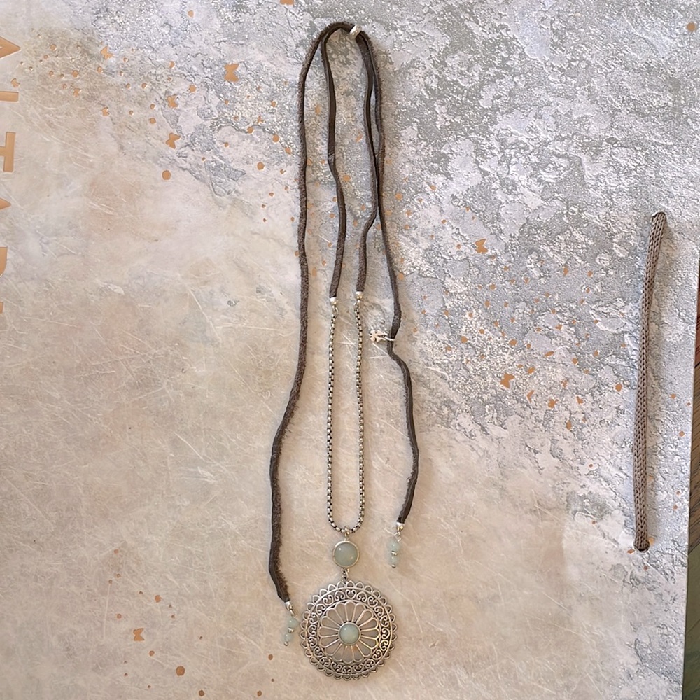Boho Medallion Necklace